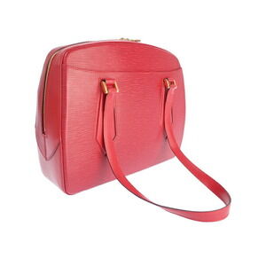 Louis Vuitton Red Bag Shoulder Epi Voltaire